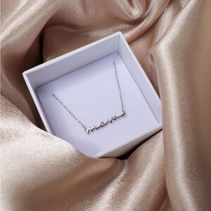 925 Sterling Silver Mama Necklace